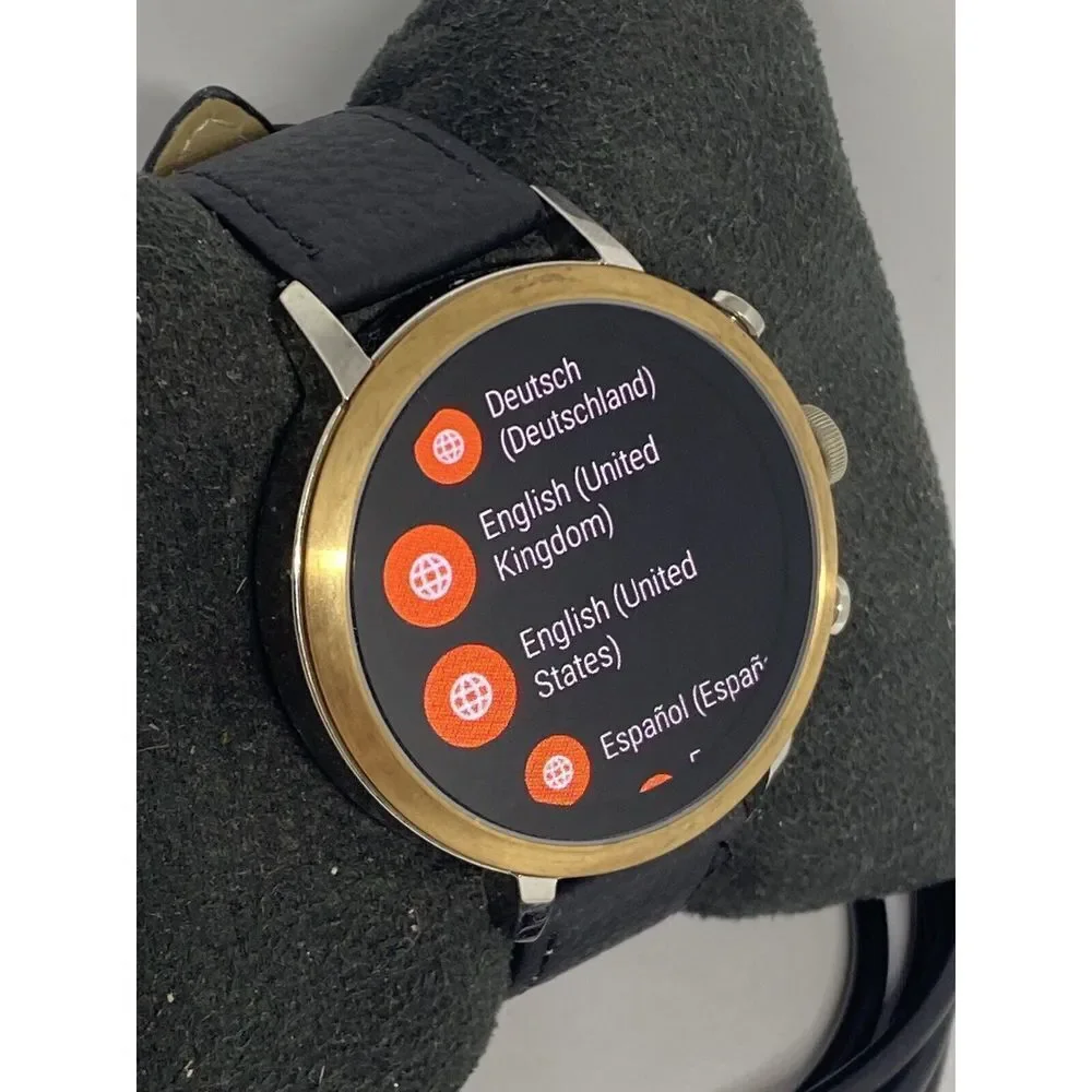 Fossil Gen 4 Authentic Digital Dial Smart Watch Custom Band FTW6016 AB625